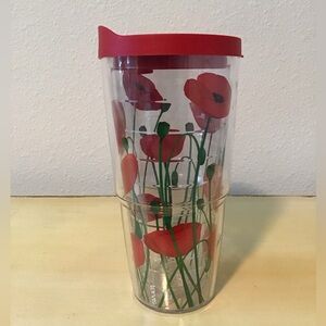 Tervis Red Poppy Insulated Tumbler - NWOT